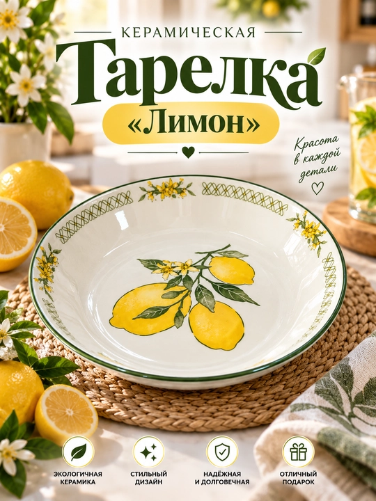 Лимонная тарелочка - 