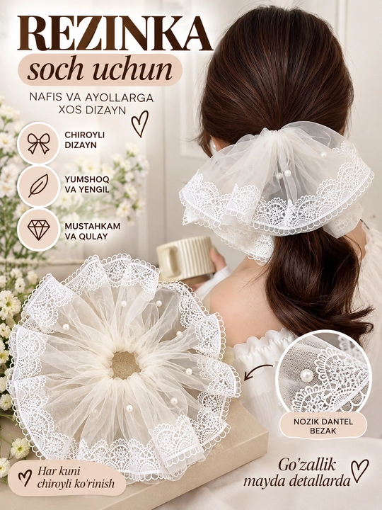 Soch uchun rezinkalar - 