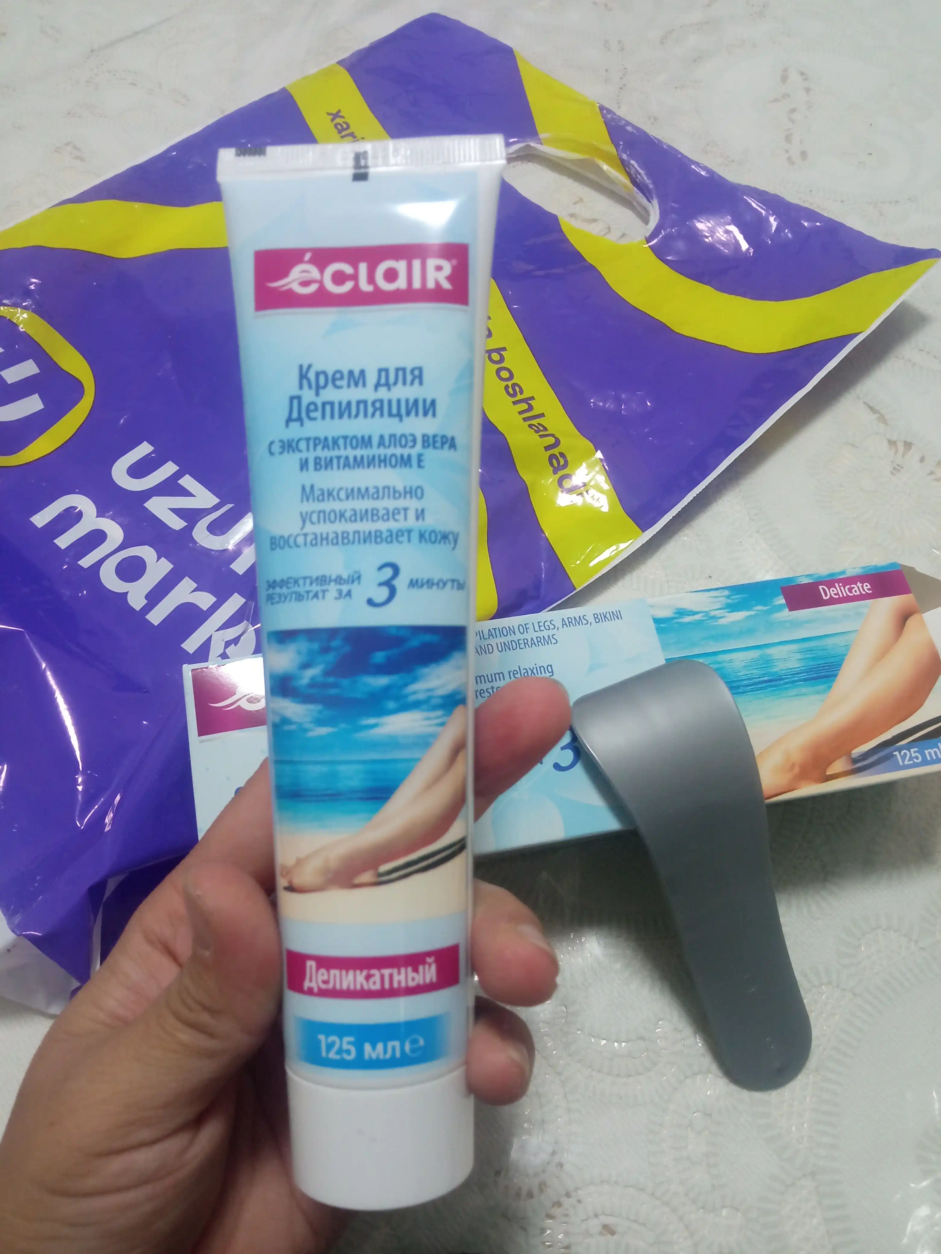 Krem depilator Eclair nozik, 125 ml.