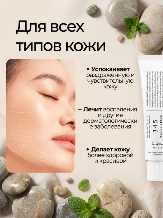 Успокаивающий крем с ресвератролом Dr. Althea 345 Relief Cream