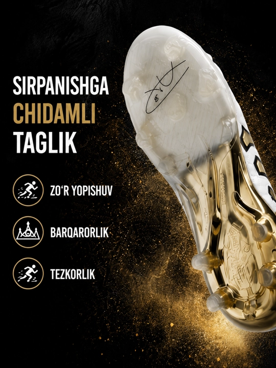 Yengil, nafas oluvchi va sirpanishga chidamli futbol butsasi