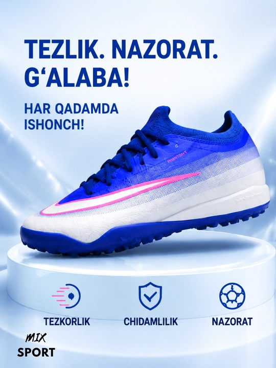 Yengil, nafas oluvchi va sirpanishga chidamli futbol butsasi