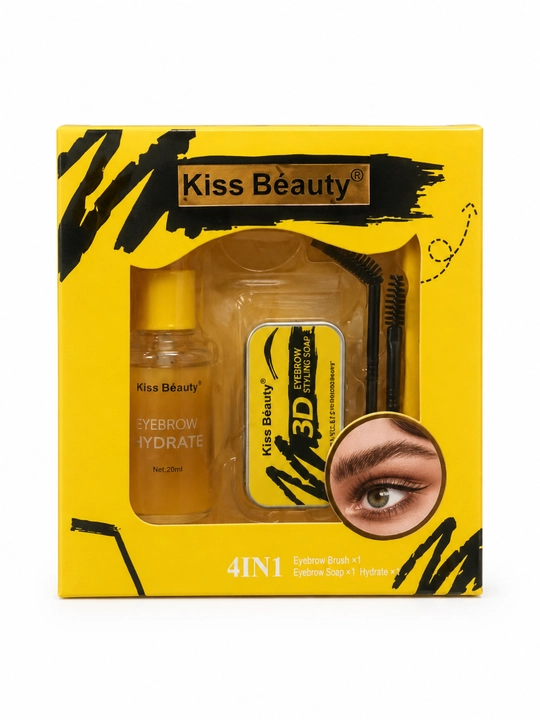 Kiss Beauty 4 в 1 — набор для макияжа бровей и ресниц
