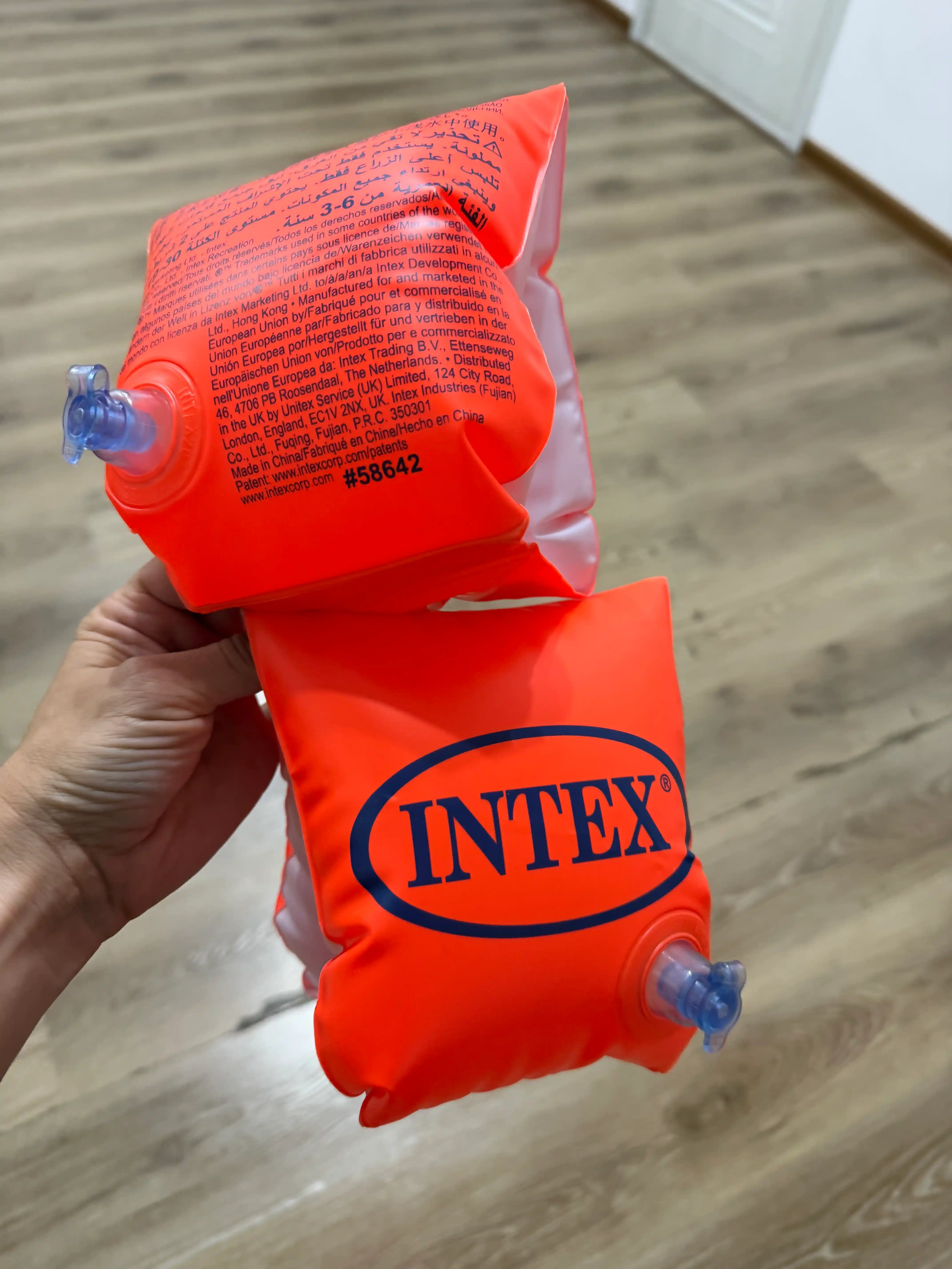 Надувные нарукавники 3-6 лет Intex, 23х15 см, 18-30 кг, 58642