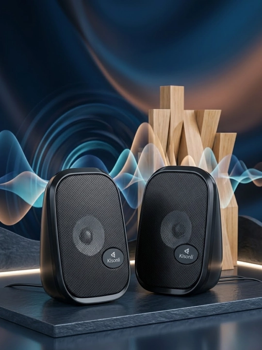 Kompyuter uchun USB kolonkalar, 2 dona Kisonli KS-09 USB Speaker