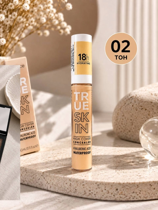 Catrice True Skin 12 ml konsiler, yuz uchun korrektor, tabiiy qoplama va silliq pardoz - 