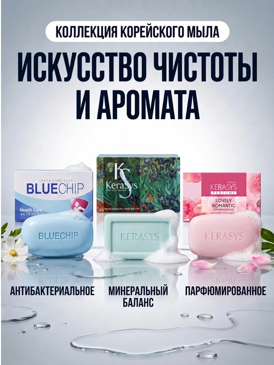 Гель для душа Kerasys парфюмированный с аминокислотами и гиалуроновой кислотой Корея 500мл