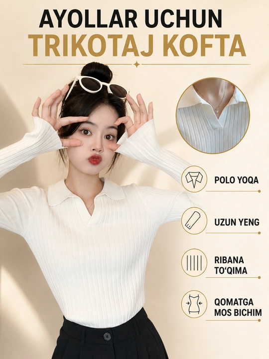 Svitr, qizlar uchun sviter, kuz, qish, baxor, standart, ayollar sviteri - 