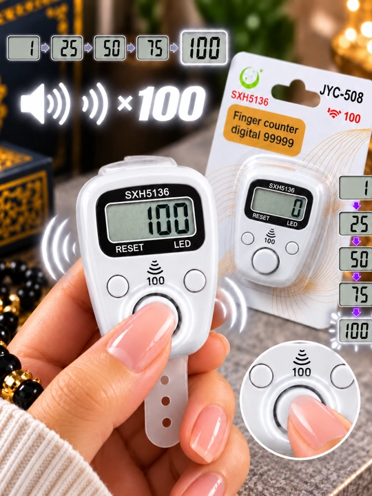 Elektron tasbeh,tasbeh, zikr va duo uchun qulay raqamli hisoblagich - 