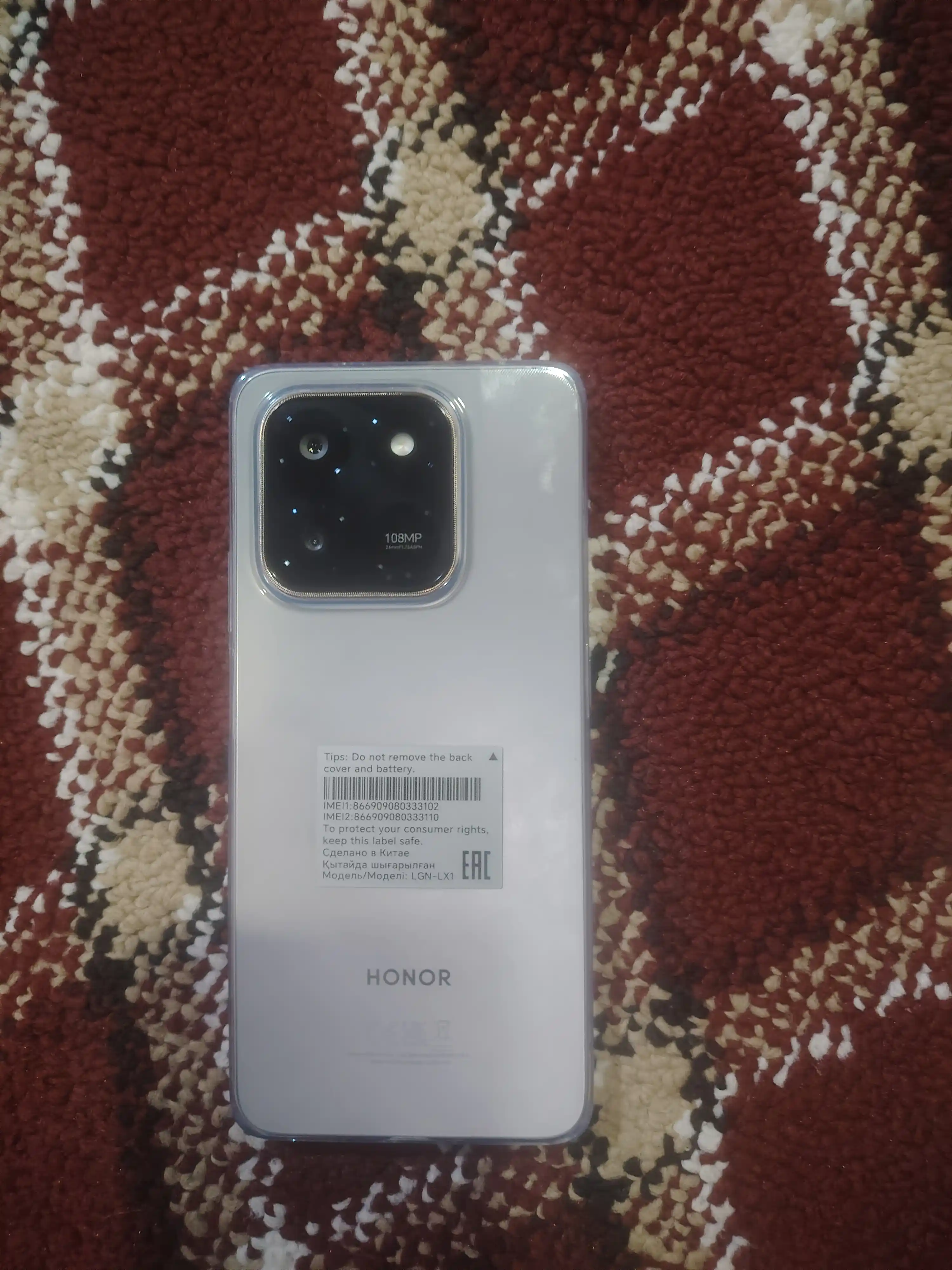Смартфон Honor X7d, защита от влаги, NFC, 6/128, 8/256 Гб, ударопрочность 6,77 дюйма