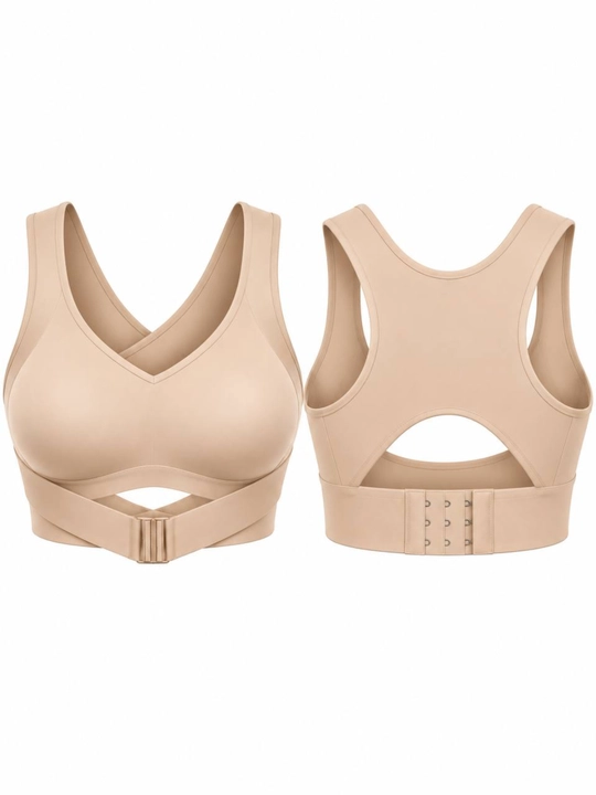 Женский корректор груди, спортивный бюстгальтер без косточек, топ для осанки, L-XL