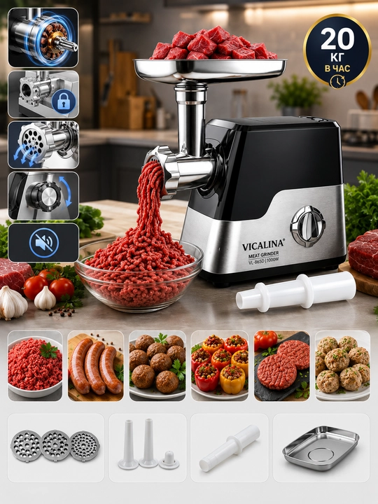 Мясорубка Vicalina (VL-865D