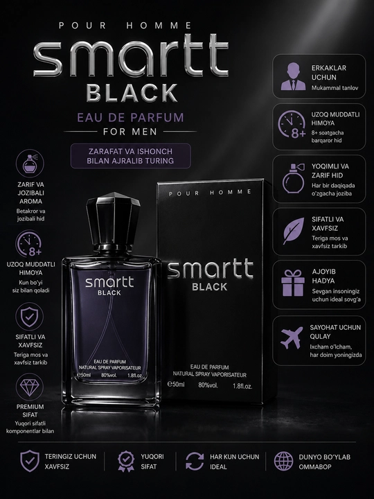 Erkaklar uchun atir 50 ml