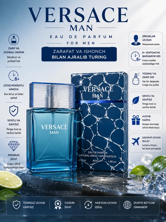 Erkaklar uchun atir 50 ml - 