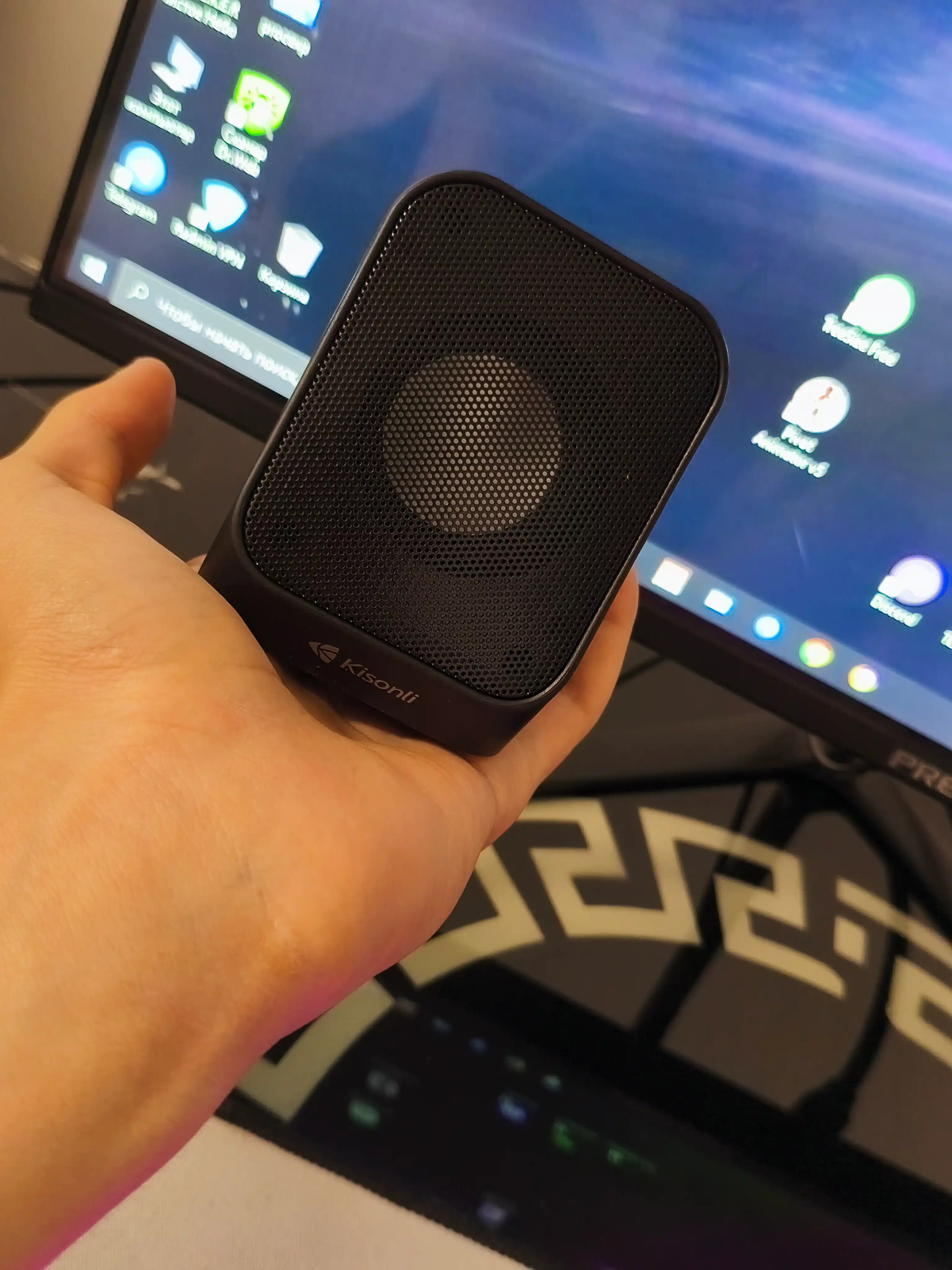 Компьютерные колонки Kisonli A-120 – 6W, 2.0 Stereo, питание от USB