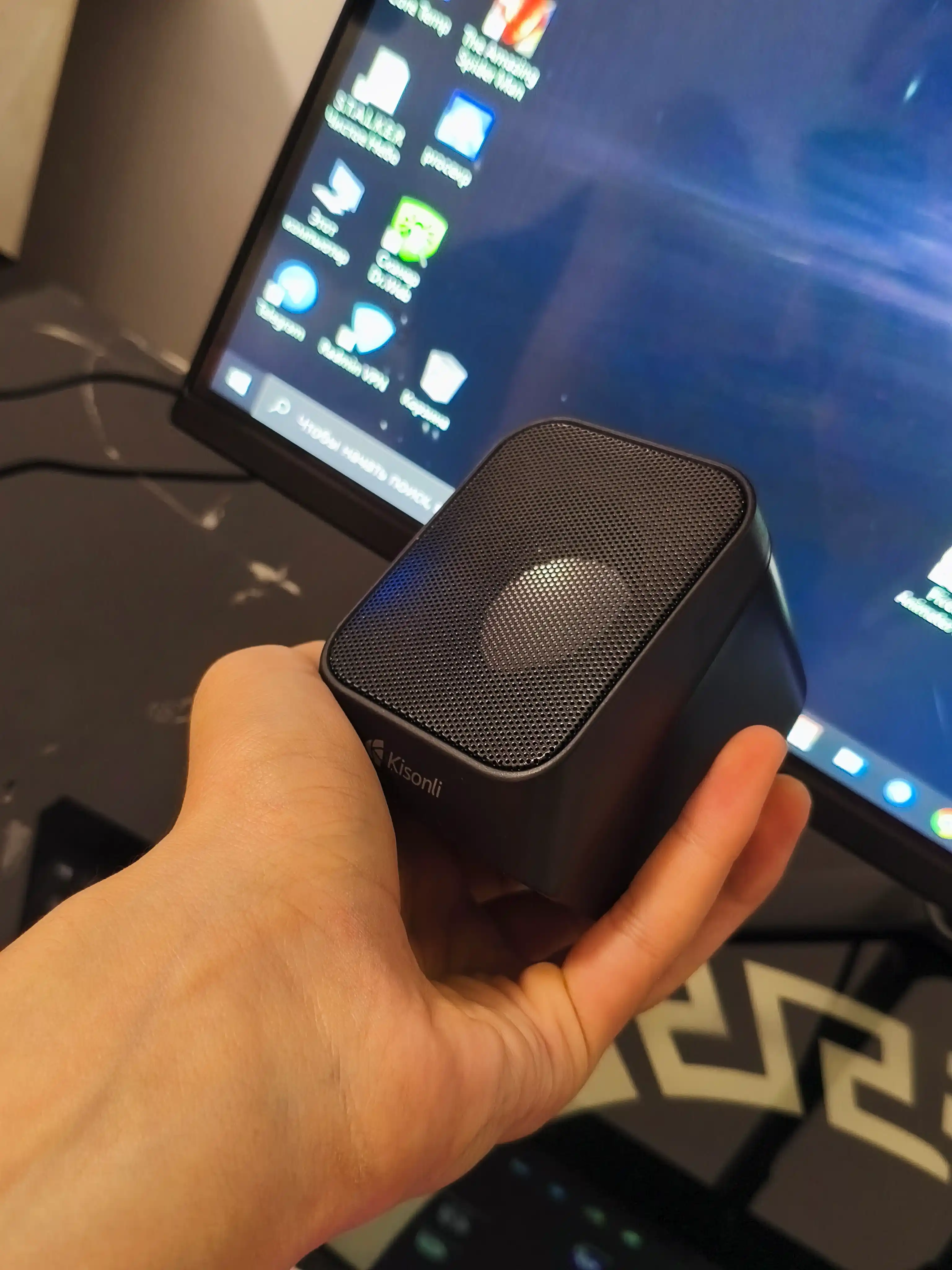 Компьютерные колонки Kisonli A-120 – 6W, 2.0 Stereo, питание от USB