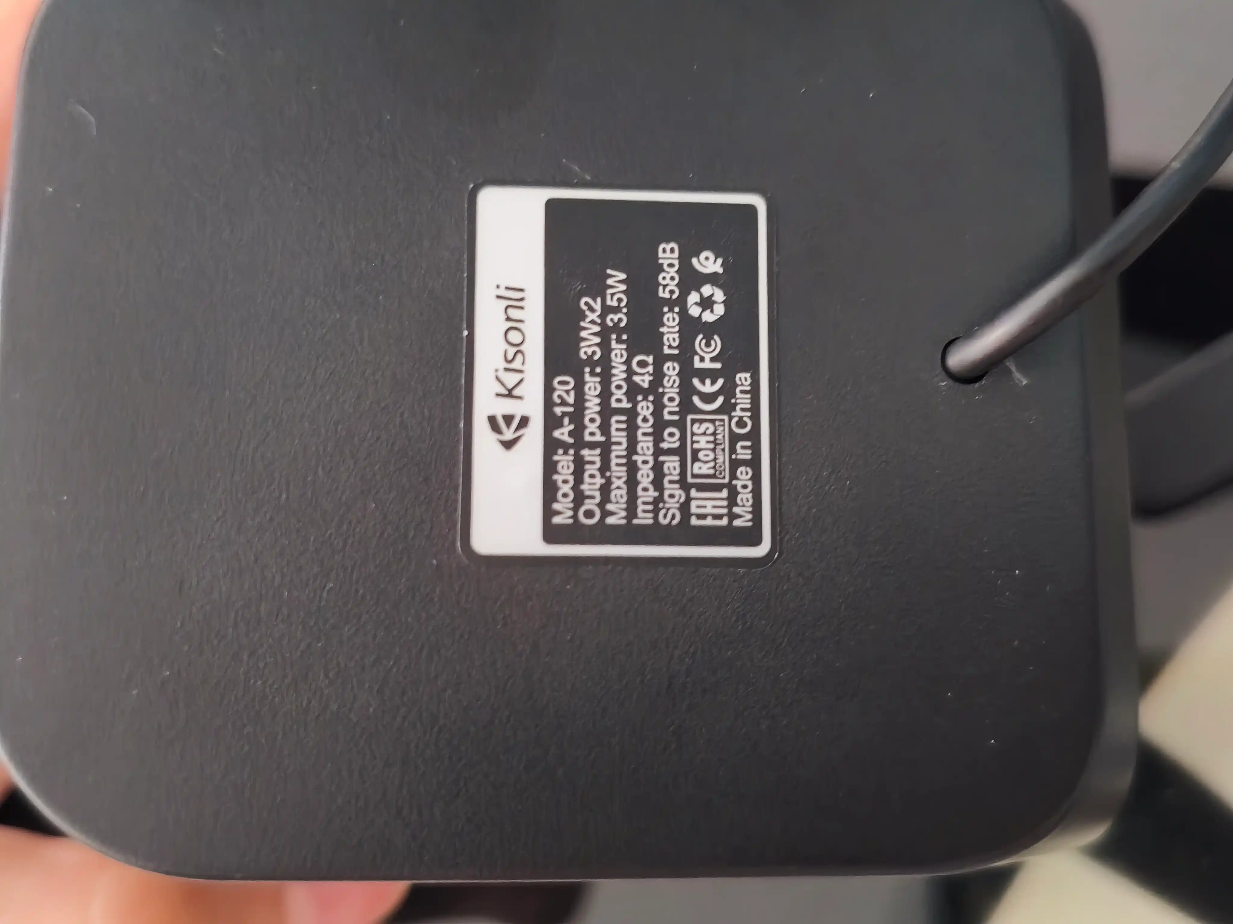 Компьютерные колонки Kisonli A-120 – 6W, 2.0 Stereo, питание от USB