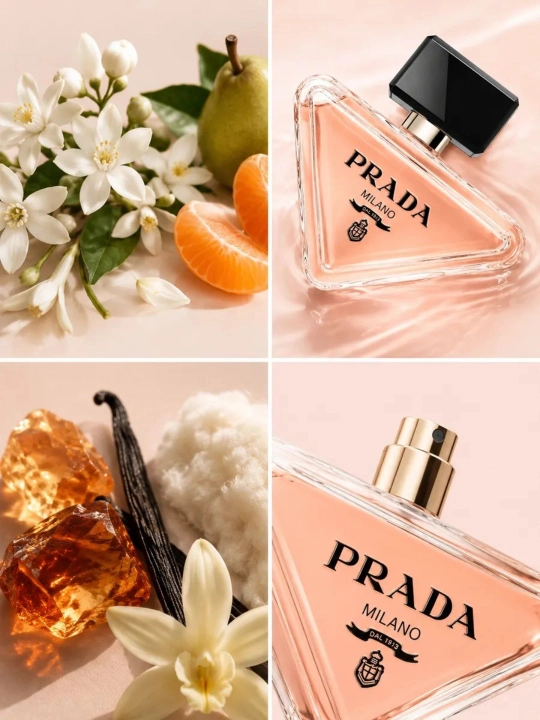 Ayollar uchun parfyumlangan suv Prada Paradoxe 90 ml, yoqimli xushbo'y, ajoyib sovg'a 