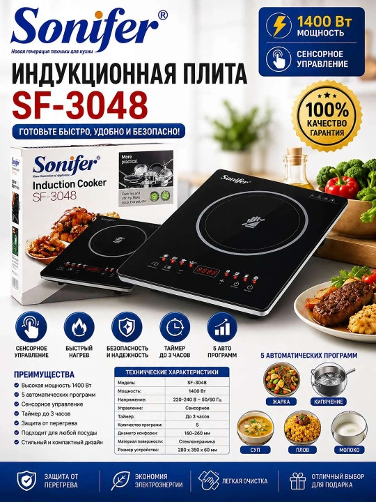 Sonifer SF 3048 induksion plita