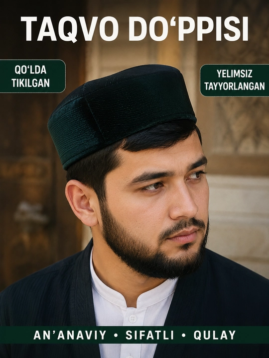 Erkaklar do‘ppisi, musulmoncha telpak
