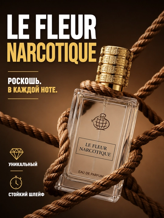 Le Fleur Narcotique unisex atirlari, lichi, shaftoli, bergamot, pion, jasmin, mushk, atir - 