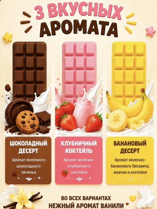Сквиш кубик Nee Doh, Сквиш антистресс, Шоколад, Плитка, Фанта, Пепси, Макдональдс
