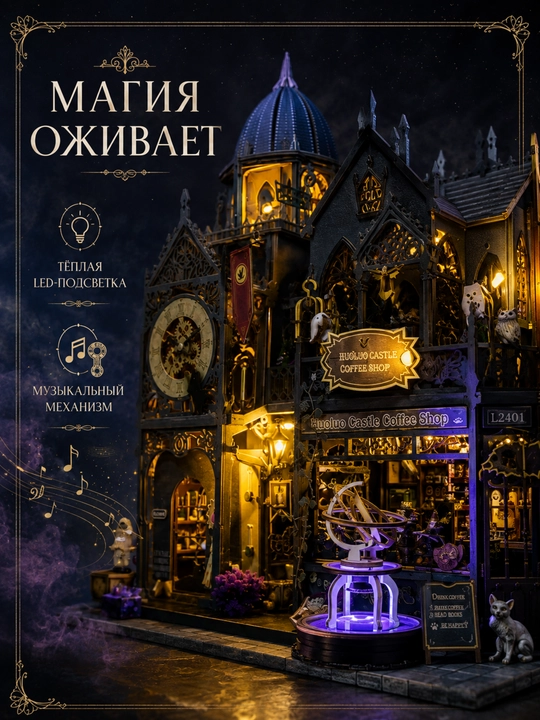 LED yoritgichli rumboks-konstruktor, kichik uycha
