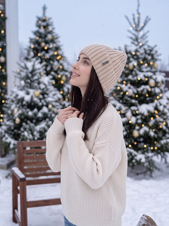 Ayollar uchun shapkalar, issiq qishki bosh kiyimlar, qishki shapka SNOWL