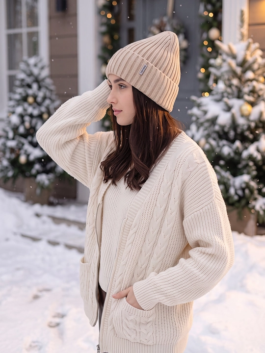 Ayollar uchun shapkalar, issiq qishki bosh kiyimlar, qishki shapka SNOWL
