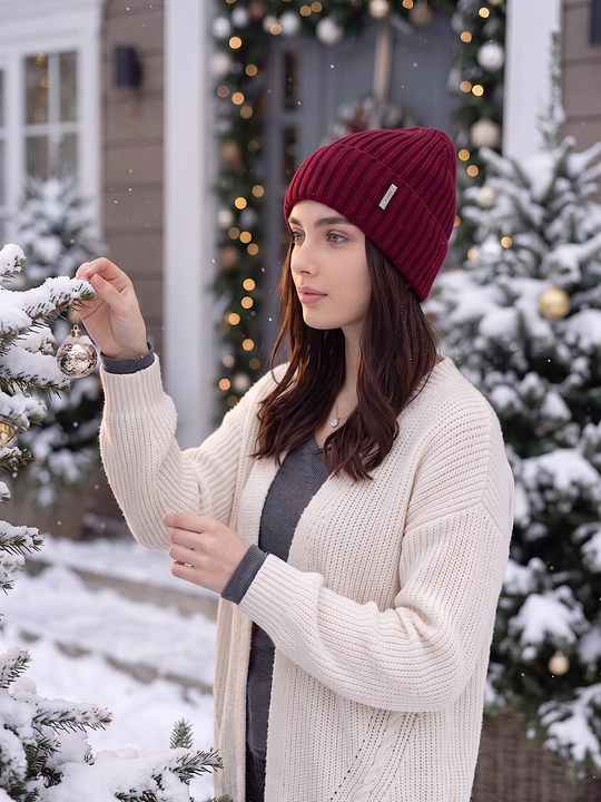 Ayollar uchun shapkalar, issiq qishki bosh kiyimlar, qishki shapka SNOWL