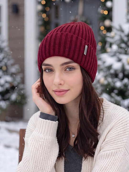 Ayollar uchun shapkalar, issiq qishki bosh kiyimlar, qishki shapka SNOWL