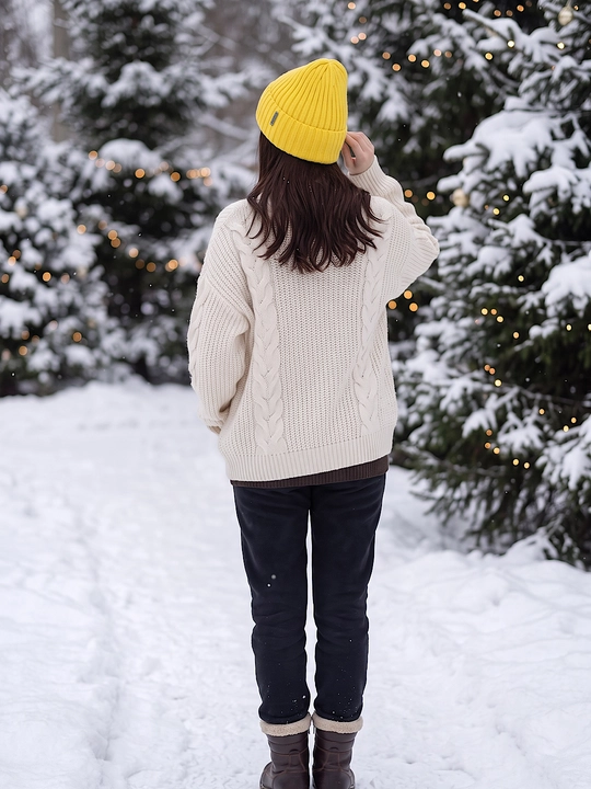 Ayollar uchun shapkalar, issiq qishki bosh kiyimlar, qishki shapka SNOWL