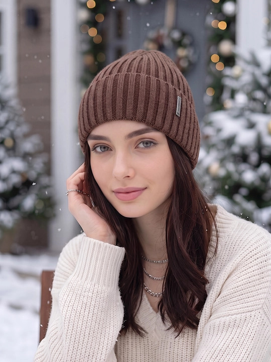 Ayollar uchun shapkalar, issiq qishki bosh kiyimlar, qishki shapka SNOWL