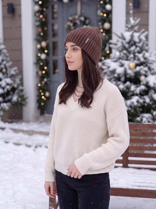 Ayollar uchun shapkalar, issiq qishki bosh kiyimlar, qishki shapka SNOWL