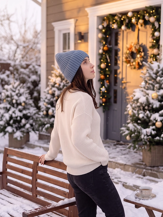 Ayollar uchun shapkalar, issiq qishki bosh kiyimlar, qishki shapka SNOWL