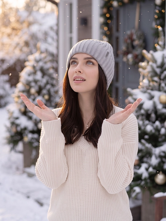 Ayollar uchun shapkalar, issiq qishki bosh kiyimlar, qishki shapka SNOWL