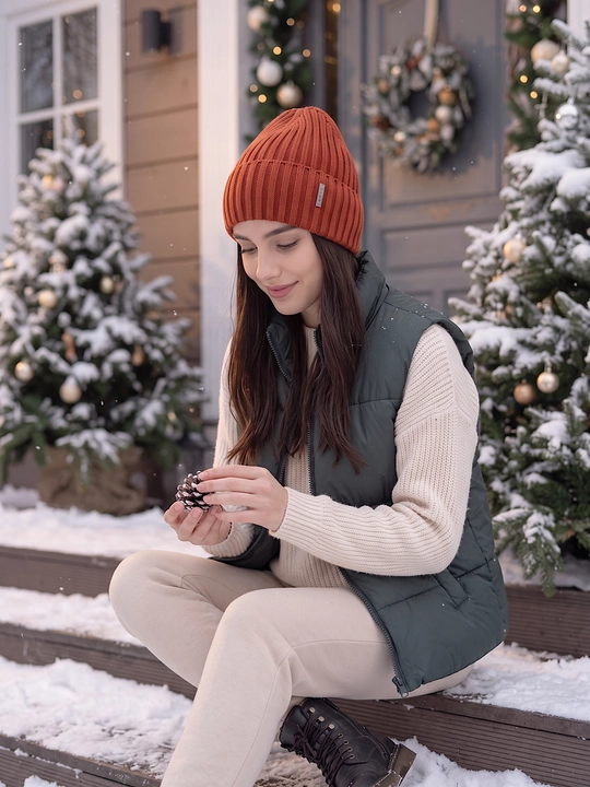 Ayollar uchun shapkalar, issiq qishki bosh kiyimlar, qishki shapka SNOWL