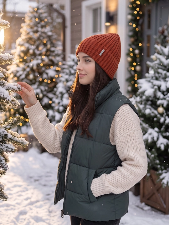 Ayollar uchun shapkalar, issiq qishki bosh kiyimlar, qishki shapka SNOWL