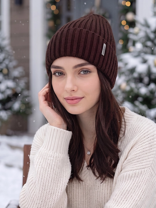 Ayollar uchun shapkalar, issiq qishki bosh kiyimlar, qishki shapka SNOWL
