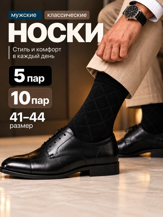 Erkaklar uchun klassik paypoq, ustki setkali paypoq, uzun paypoq 5 va 10, 41-44, 85% paxta