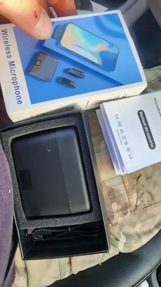 Telefon uchun simsiz ilmoqli mikrofon, 2 dona, shovqinni pasaytiruvchi va g‘ilofli