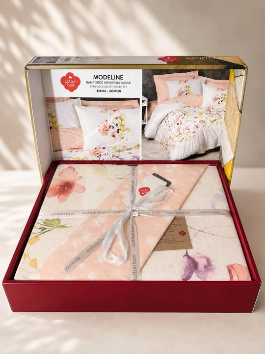 Cotton Box kashtali ikki kishilik yotoq komplekti, 100% paxta, 200×220 sm, Turkiya - 