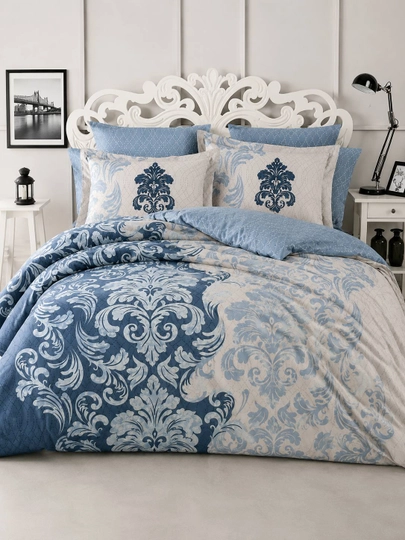 Cotton Box kashtali ikki kishilik yotoq komplekti, 100% paxta, 200×220 sm, Turkiya