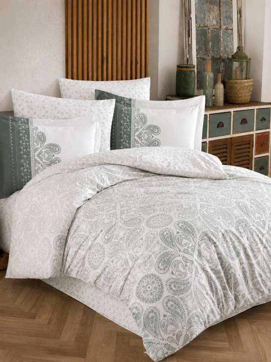 Cotton Box kashtali ikki kishilik yotoq komplekti, 100% paxta, 200×220 sm, Turkiya