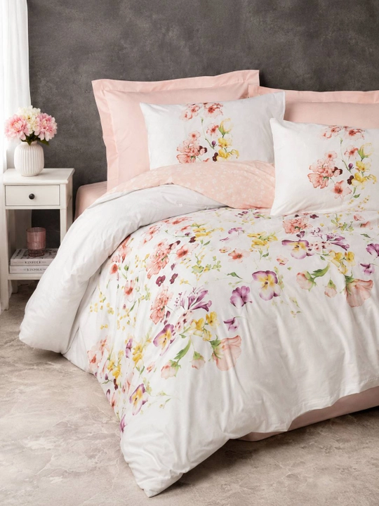 Cotton Box kashtali ikki kishilik yotoq komplekti, 100% paxta, 200×220 sm, Turkiya