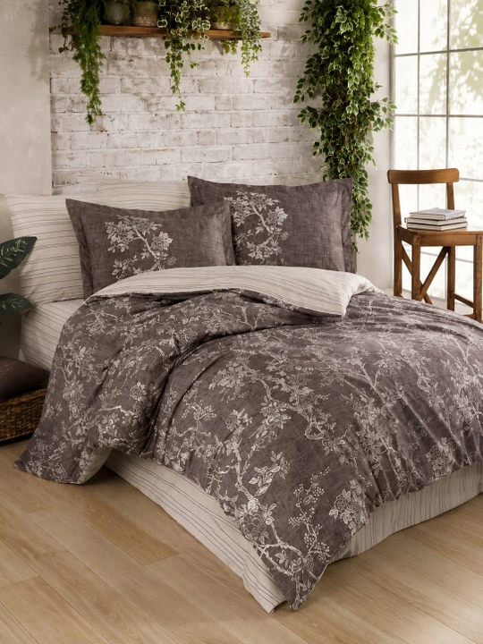 Cotton Box kashtali ikki kishilik yotoq komplekti, 100% paxta, 200×220 sm, Turkiya