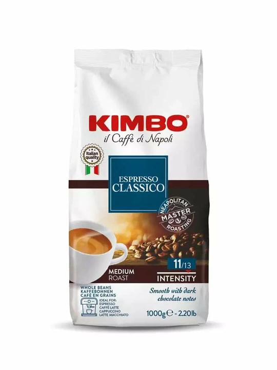 Кофе в зернах KIMBO Esspresso Classico, Amalfi, Capri, Pompei, Esspresso Crema, 1000г