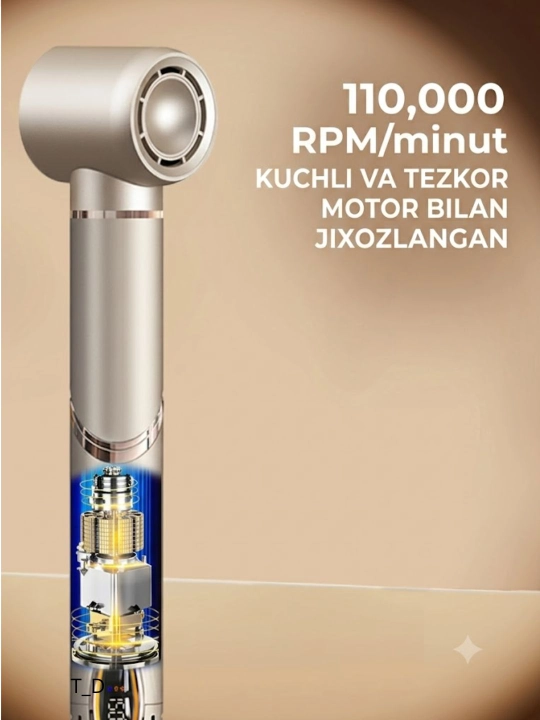 Фен стайлер Dyson MAC-1600W, дайсон для укладки волос, 8 в 1, с LED дисплеем
