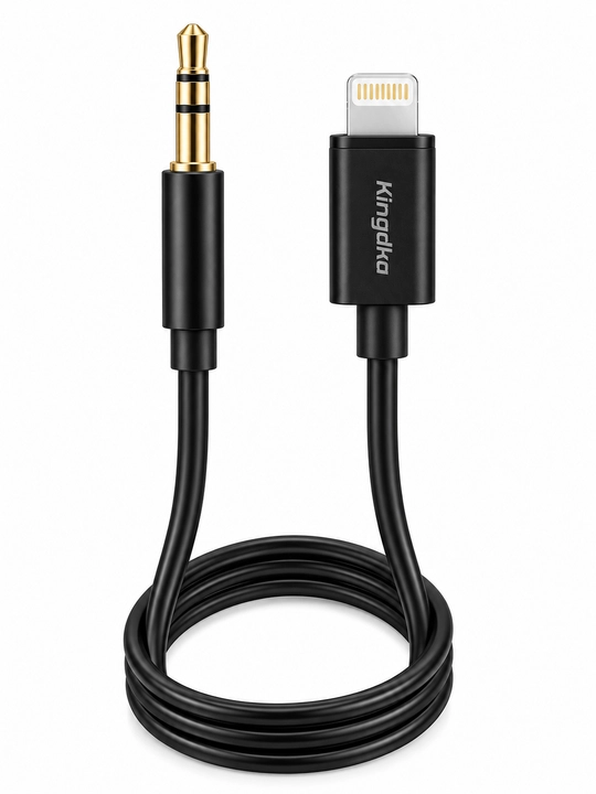 Kingdka AUX → Lightning аудиокабель, 1 м, для iPhone