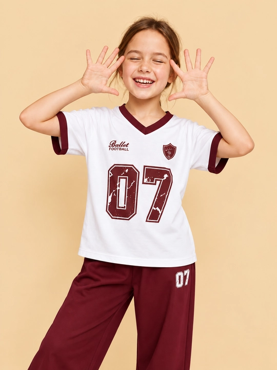 Спортивный костюм для девочек, 6–14 лет, футболка и штаны для физкультуры в школе